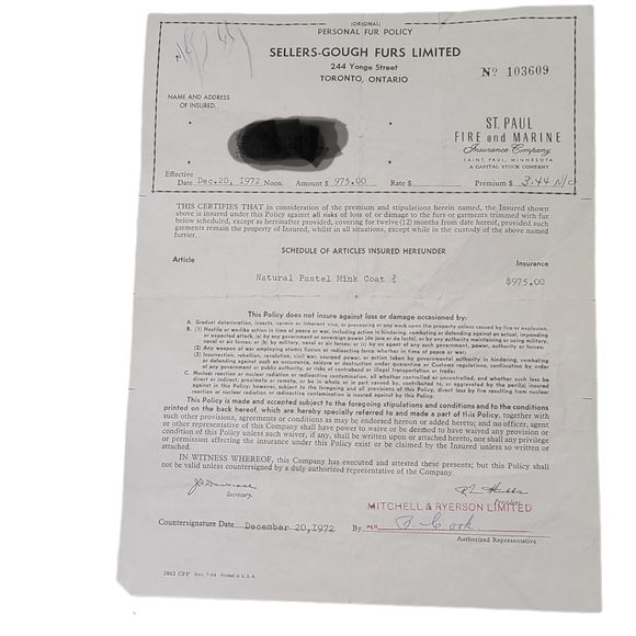 Rajac Vintage Brown Leather Fur Coat - Picture 12 of 13